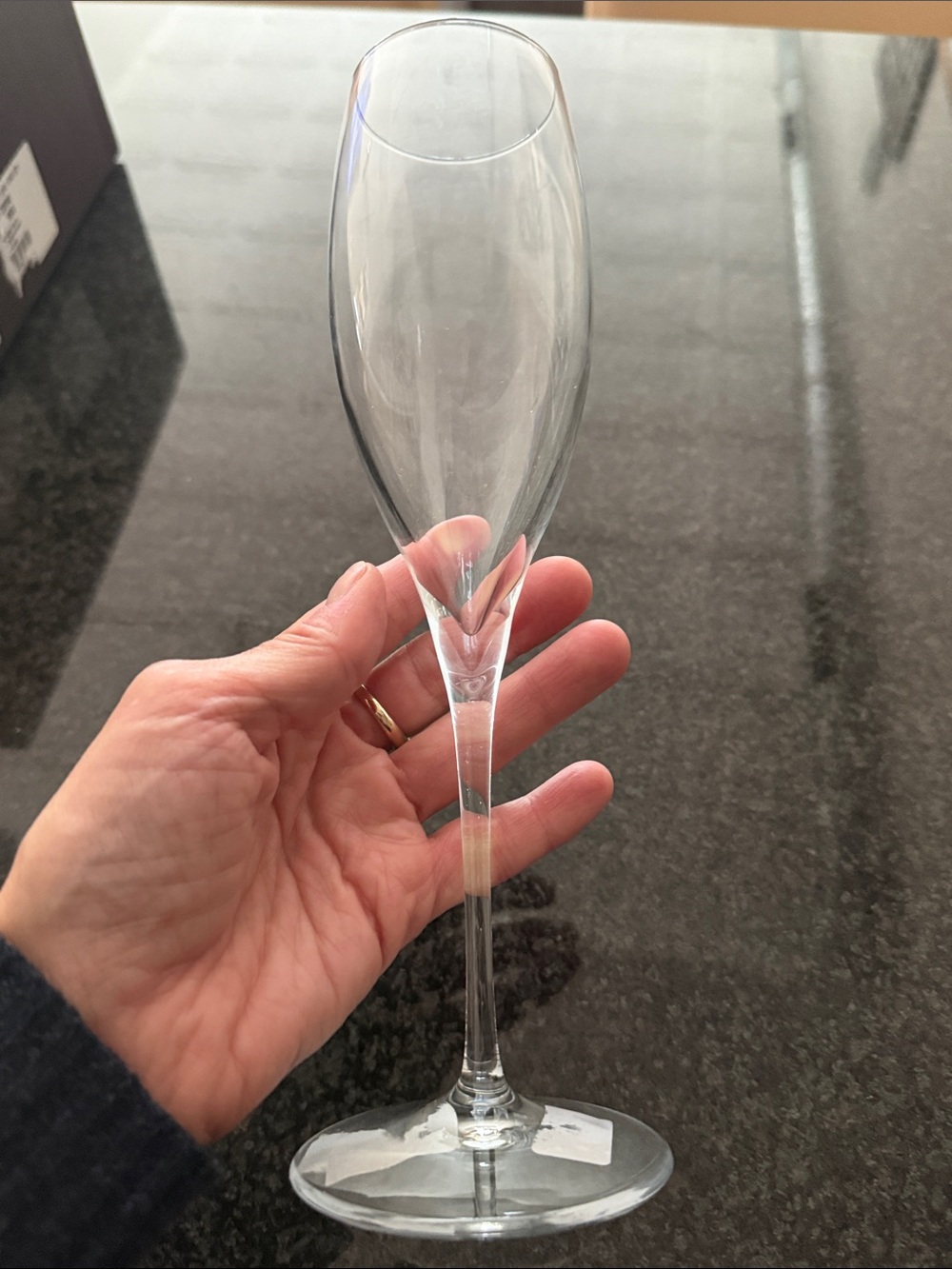 Crystal Champagne Flute - Clear Glass set of 10